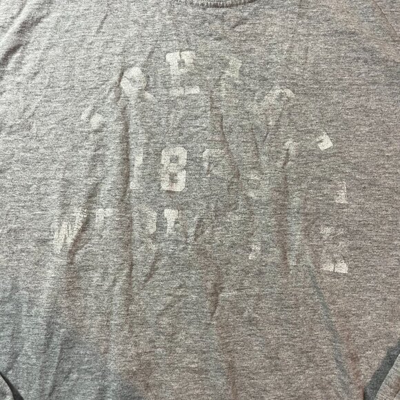 Carhartt T-Shirt Mens Large Gray Long Sleeve Crew Neck Workwear Pullover - Picture 2 of 8